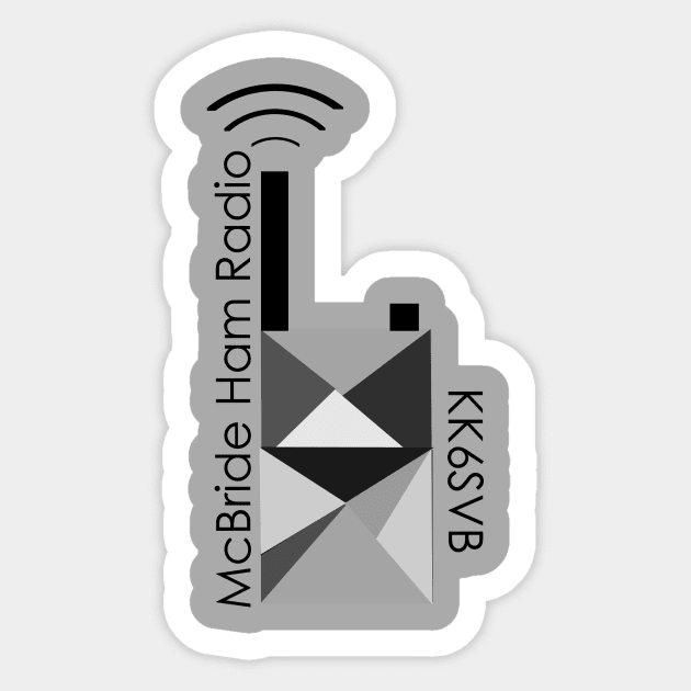 HAM RADIO (KK6SVB) Sticker by isamcbride